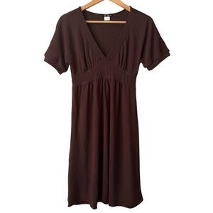 Vintage Y2K NeverWorn! Brown Sweater Dress. Empire Waist. Excellent Condition!
